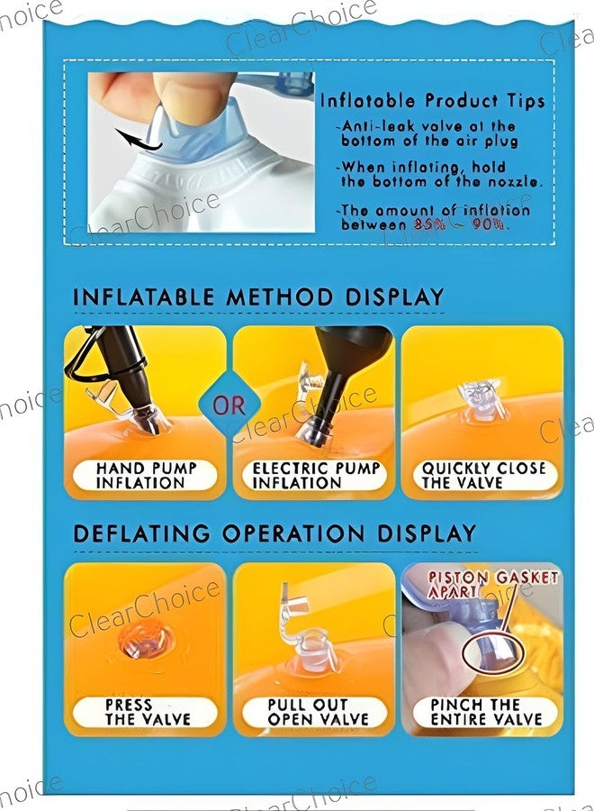 NELSTRAB:- Baby Car Swimming Ring Kids Baby Tube Safe Anti-flip Inflatable Kids Swimming Pool Tub(3 + Years Up)(Multi Color)(1 PIS) - Image 5